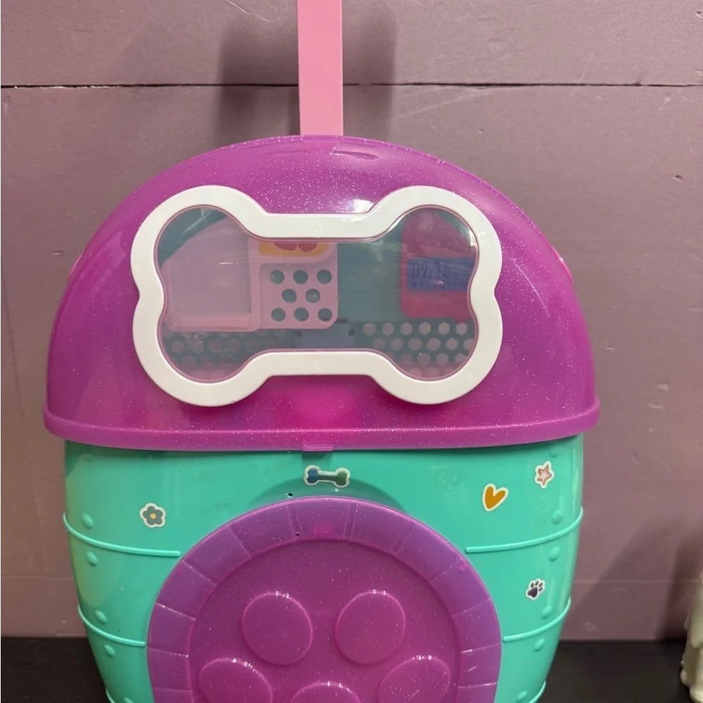 Puppy Salon Playset Rolling Suitcase Puppy Included Pretend Play